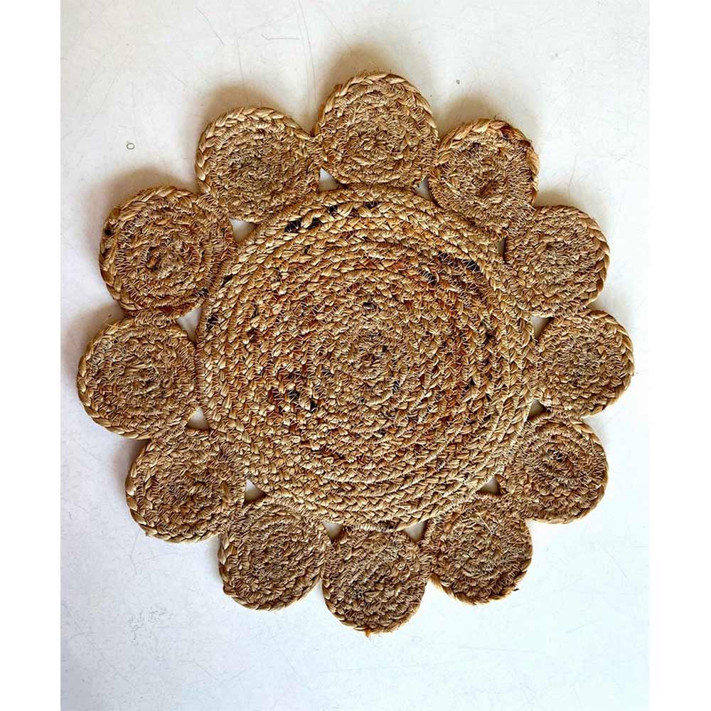 Table Mat (i186_14_6), Table Mat with Beige Color, Pack of 6, Table Mat - EL15207