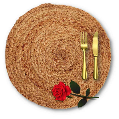 Table Mat (i153_12_2), Table Mat with Beige Color, Pack of 2 Table Mat, Table Mat - EL15214