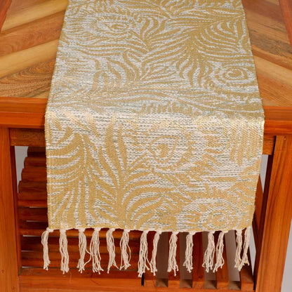 Table Runner (i544_2_1), Table Runner with Melange & Green Color, Table Runner - EL15238