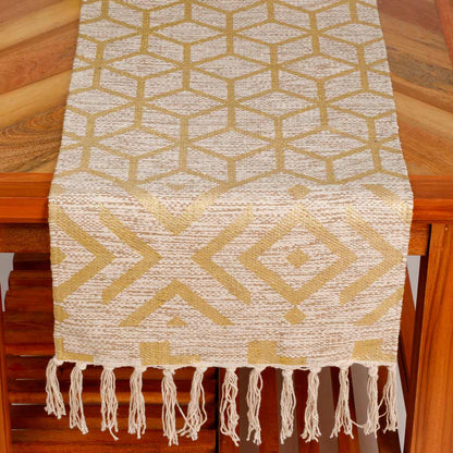 Table Runner (i544_3_1), Table Runner with Melange & Beige Color, Table Runner - EL15239