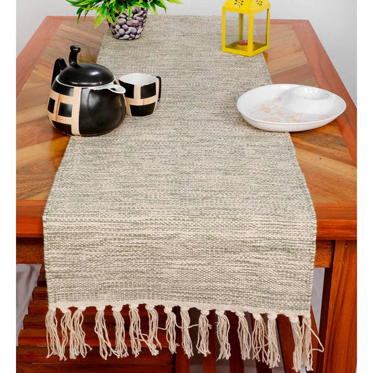 Table Runner (i534_2_1), Table Runner with Melange & Green Color, Table Runner - EL15241