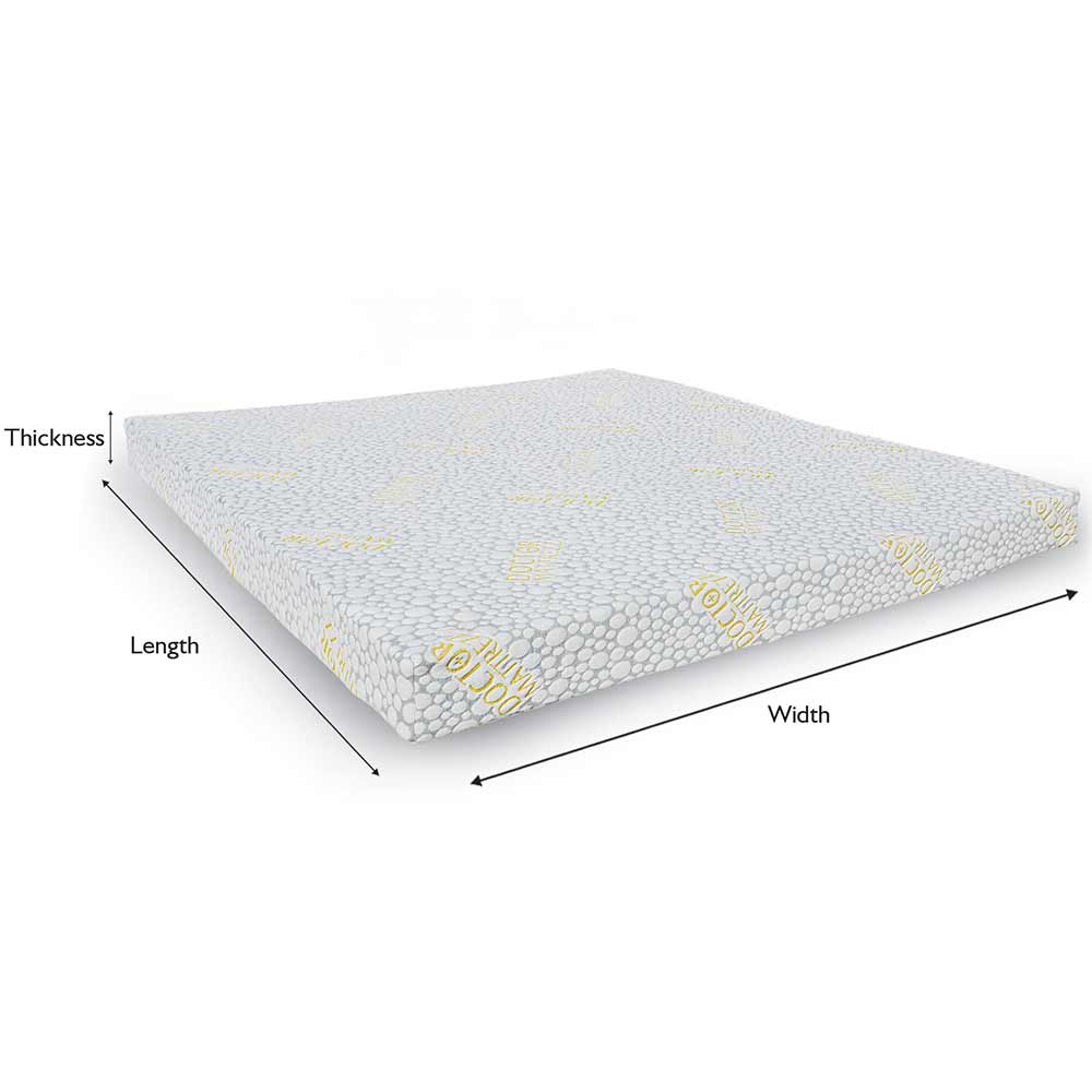 Mattress, KZSP089, Dr.Mattrezz Spinetech 5" Queen Mattress, Memory Foam, Mattress - EL15452