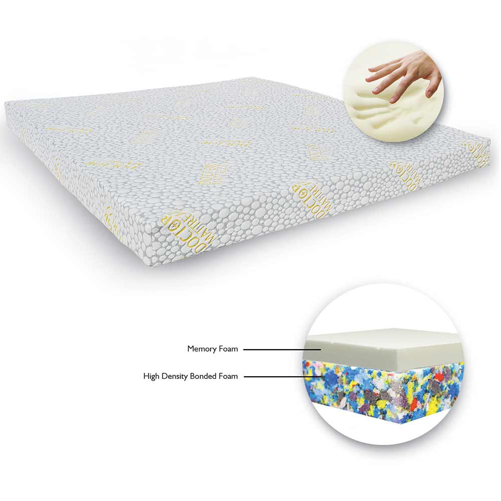 Mattress, KZSP091, Dr.Mattrezz  Spinetech 6" Single Mattress, Memory Foam, Mattress - EL15454