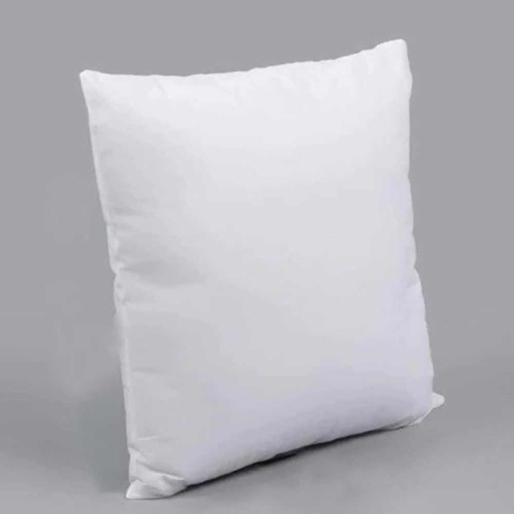 Cushion (KZSP_C002), Cushion with Polycotton, White Color Cushion, Pack of 2, Cushion - EL15489