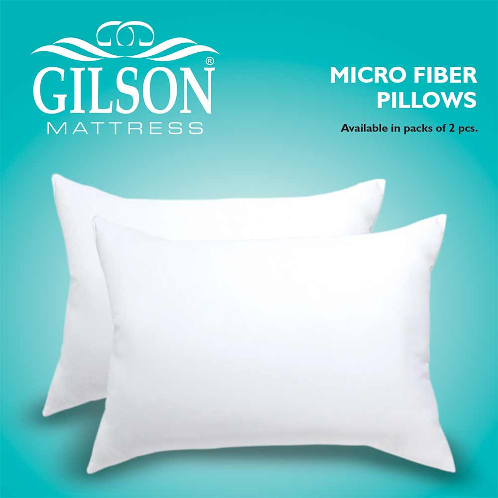 Sleeping Pillow (KZSP654), Cushion with Polyester, White Color Cushion, Pack of 2, Sleeping Pillow - EL15497