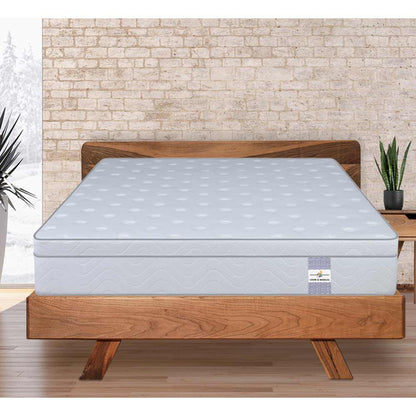 Mattress, (BEMGEBHVZHVABC7T)  Loom & Needles, Loom & Needles Gravity Hybrid Euro Top 5 Zoned Zero Partner Disturbance & 7 Layered Foam 10 inch Double Pocket Spring Mattress  - EL15748