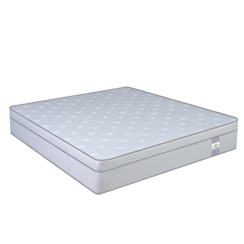 Mattress, (BEMGEBHVZHVABC7T)  Loom & Needles, Loom & Needles Gravity Hybrid Euro Top 5 Zoned Zero Partner Disturbance & 7 Layered Foam 10 inch Double Pocket Spring Mattress  - EL15748