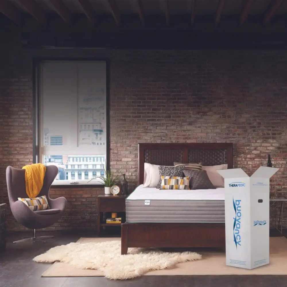 Mattress, BU_DC_75_36_5 (Therapedic) Dual Comfort Mattress Orthopedic 5-Inch Single Bed Size - Soft & Hard Foam, Mattress - EL15823