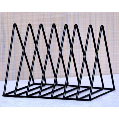 Table Accessory, (Grista Metals) GM-SO-H-05, Triangular Book Organizer, Book Organizer, Book Holder - EL15856