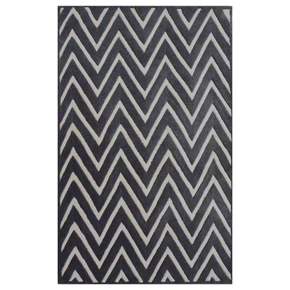 Rugs, (Presto) ICHT1096C2X5, Grey & White Abstract Hand Tufted Wool Carpet Rugs - EL15905-22X55inches