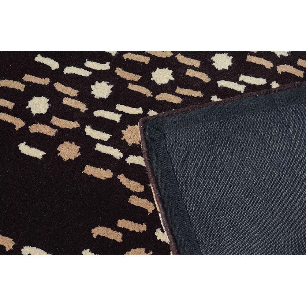 Rugs, (Presto) ICHT1112C2X5, Brown, Beige & Ivory Abstract Hand Tufted Wool Carpet Rugs - EL15909