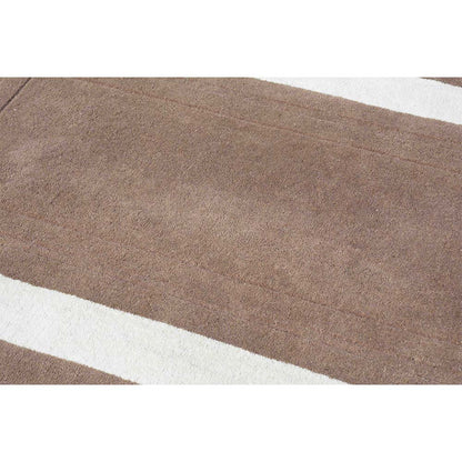 Rugs, (Presto) ICHT1143C2X5, Mouse & White Solid Hand Tufted Wool Carpet- EL15918-22X55inches