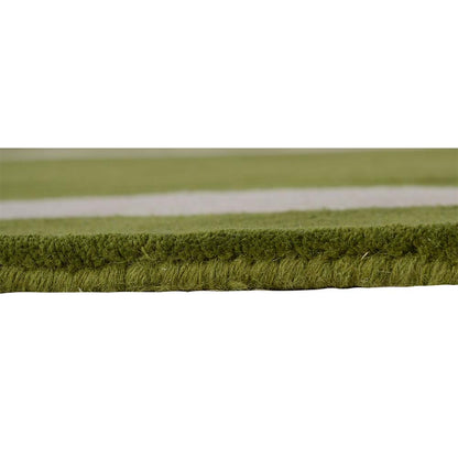 Rugs, (Presto), ICHT1148C6X9, Green & Beige Solid Hand Tufted Wool Carpet-EL 15921-72X108 inches