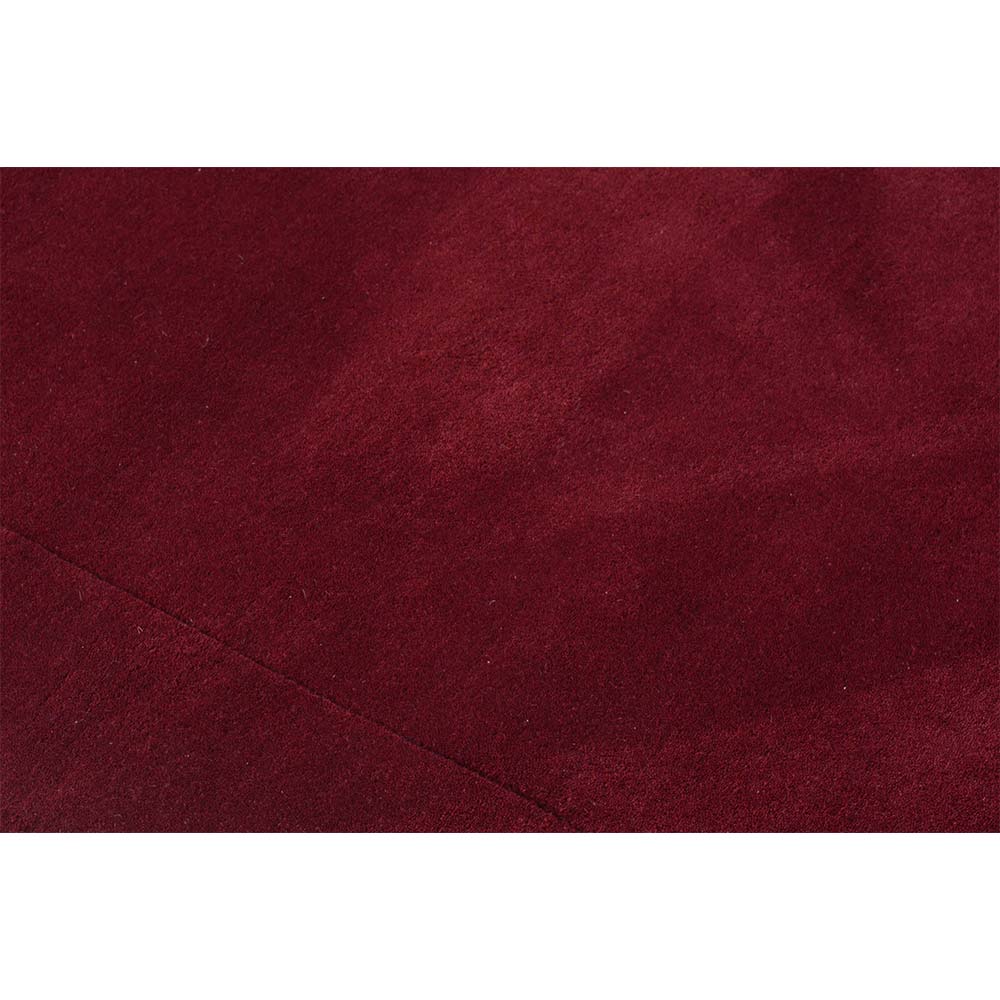 Rugs, (Presto), ICHT1171C4X6, Maroon Solid Hand Tufted Wool Carpet -EL15929-48X72 inches