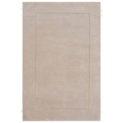 Rugs, (Presto), ICHT1173C6X9, Beige Solid Hand Tufted Wool Carpet-EL 15930-72X108 inches
