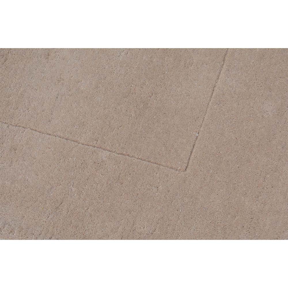 Rugs, (Presto), ICHT1173C6X9, Beige Solid Hand Tufted Wool Carpet-EL 15930-72X108 inches
