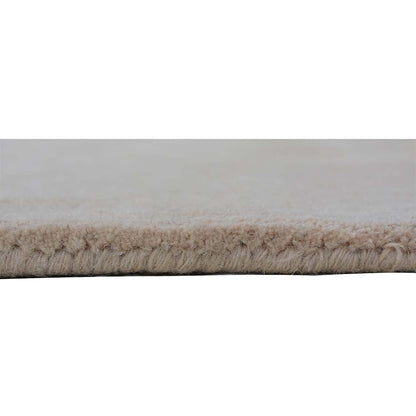 Rugs, (Presto), ICHT1173C6X9, Beige Solid Hand Tufted Wool Carpet-EL 15930-72X108 inches