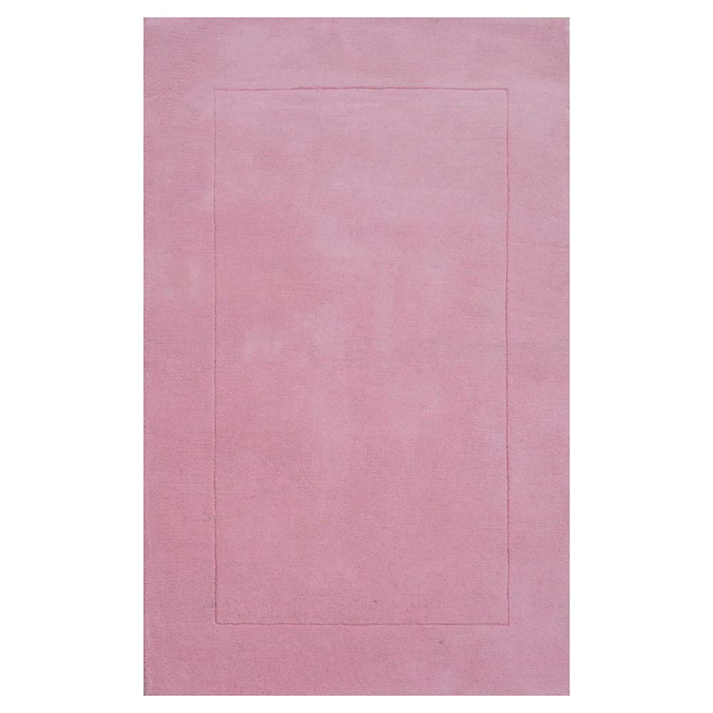 Rugs, (Presto), ICHT1174C5X8, Pink Solid Hand Tufted Wool Carpet -EL15931-60X96 inches
