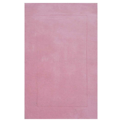 Rugs, (Presto), ICHT1174C6X9, Pink Solid Hand Tufted Wool Carpet-EL 15931-72X108 inches