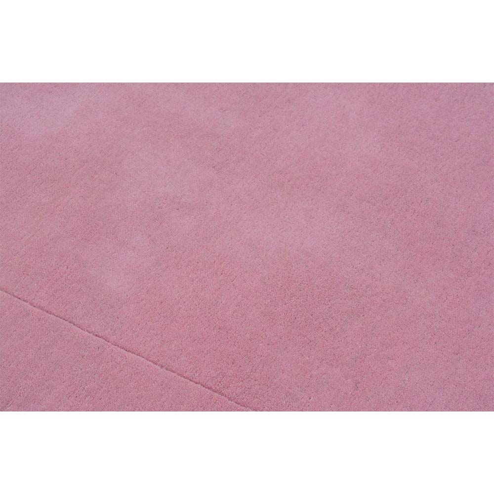 Rugs, (Presto) ICHT1174C3X5, Pink Solid Hand Tufted Wool Carpet - EL15931