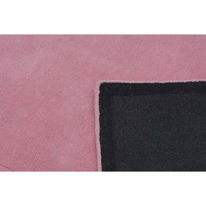 Rugs, (Presto), ICHT1174C5X8, Pink Solid Hand Tufted Wool Carpet -EL15931-60X96 inches