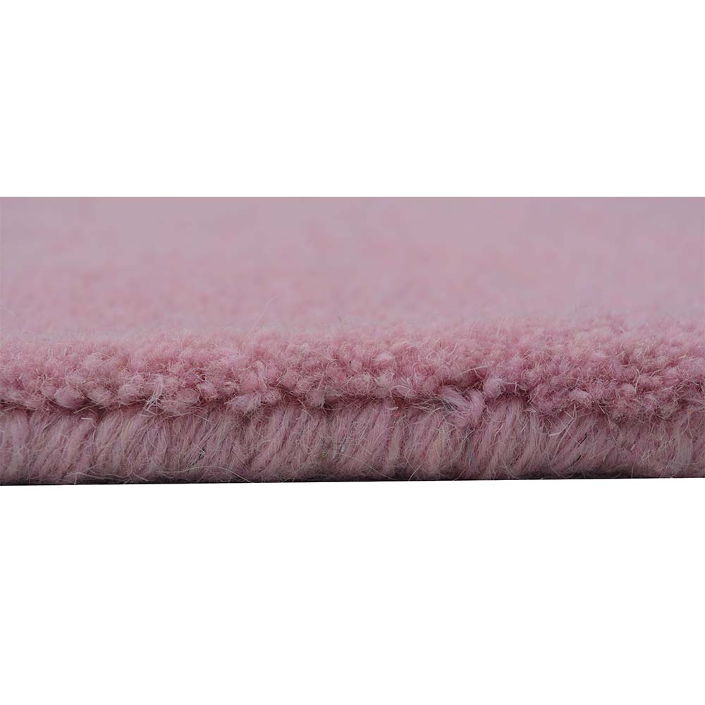 Rugs, (Presto), ICHT1174C4X6, Pink Solid Hand Tufted Wool Carpet -EL15931-48X72 inches