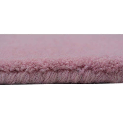 Rugs, (Presto), ICHT1174C6X9, Pink Solid Hand Tufted Wool Carpet-EL 15931-72X108 inches