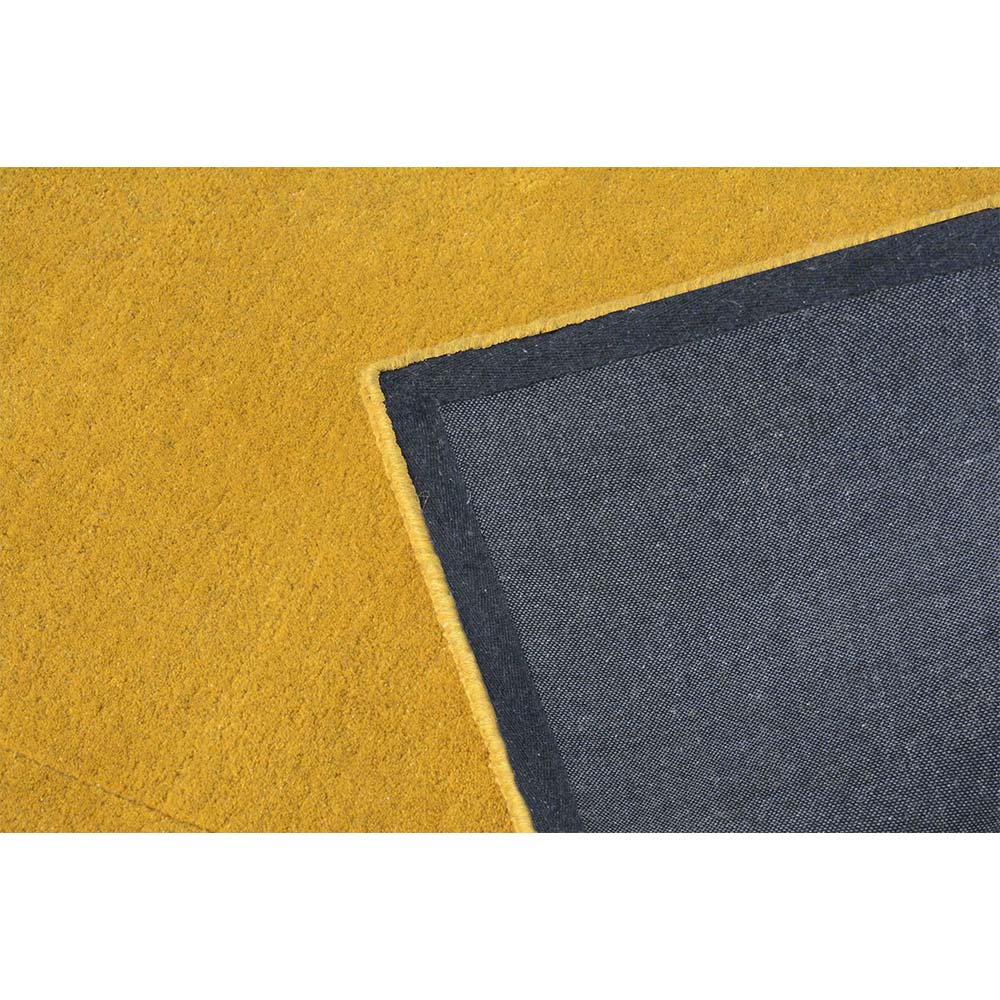 Rugs, (Presto), ICHT1175C4X6, Yellow Solid Hand Tufted Wool Carpet -EL15932-48X72 inches