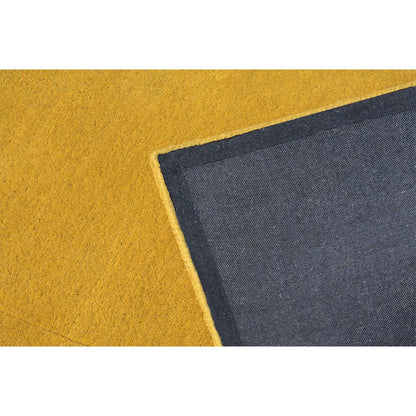 Rugs, (Presto), ICHT1175C6X9, Yellow Solid Hand Tufted Wool Carpet-EL 15932-72X108 inches