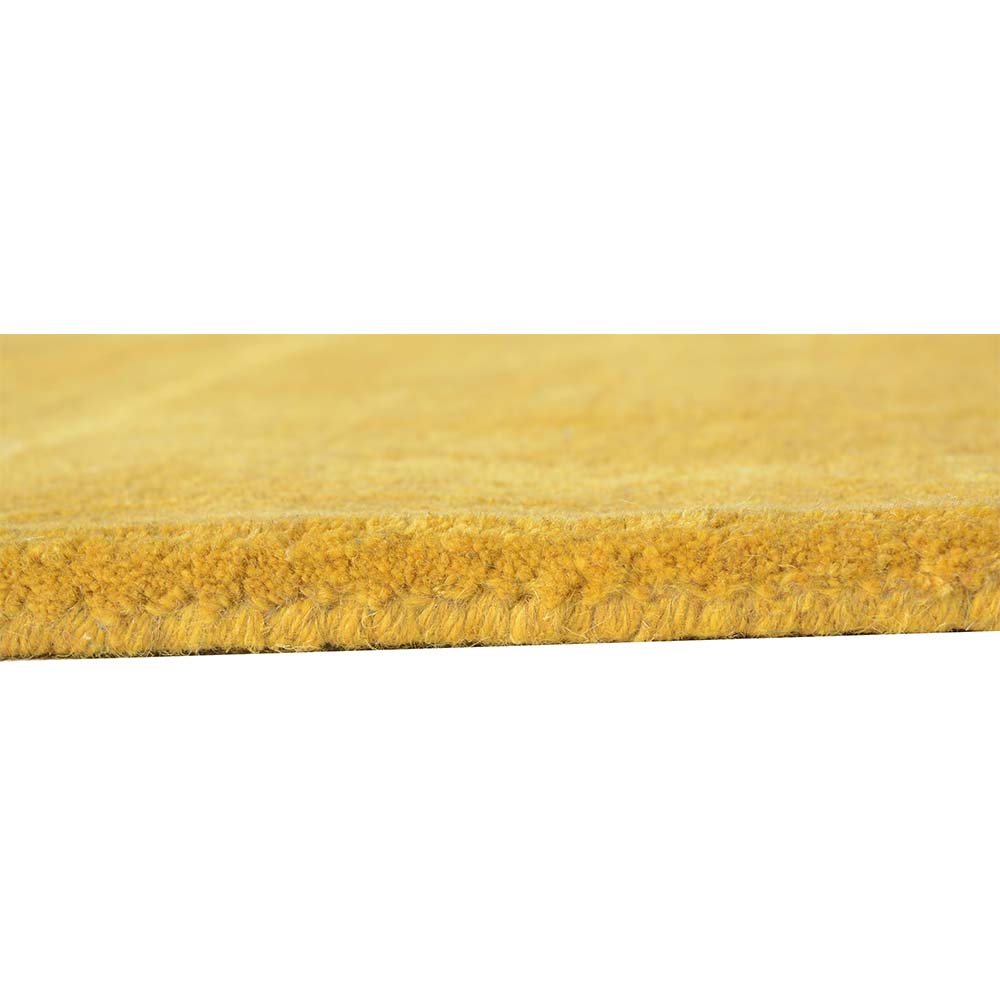 Rugs, (Presto) ICHT1175C3X5, Yellow Solid Hand Tufted Wool Carpet - EL15932