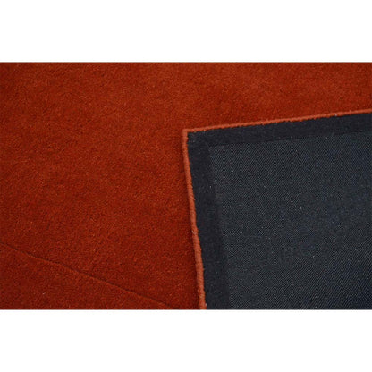 Rugs, (Presto) ICHT1176C2X5, Orange Solid Hand Tufted Wool Carpet - EL15933