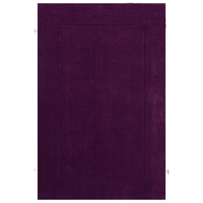 Rugs, (Presto), ICHT1177C6X9, Purple Solid Hand Tufted Wool Carpet-EL 15934-72X108 inches