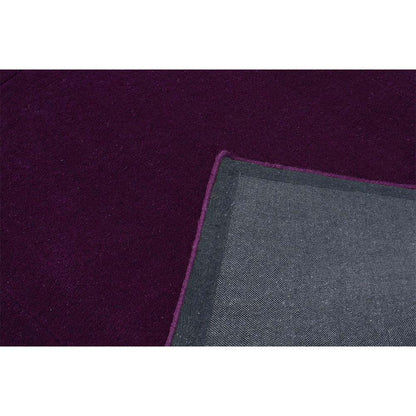 Rugs, (Presto), ICHT1177C4X6, Purple Solid Hand Tufted Wool Carpet -EL15934-48X72 inches