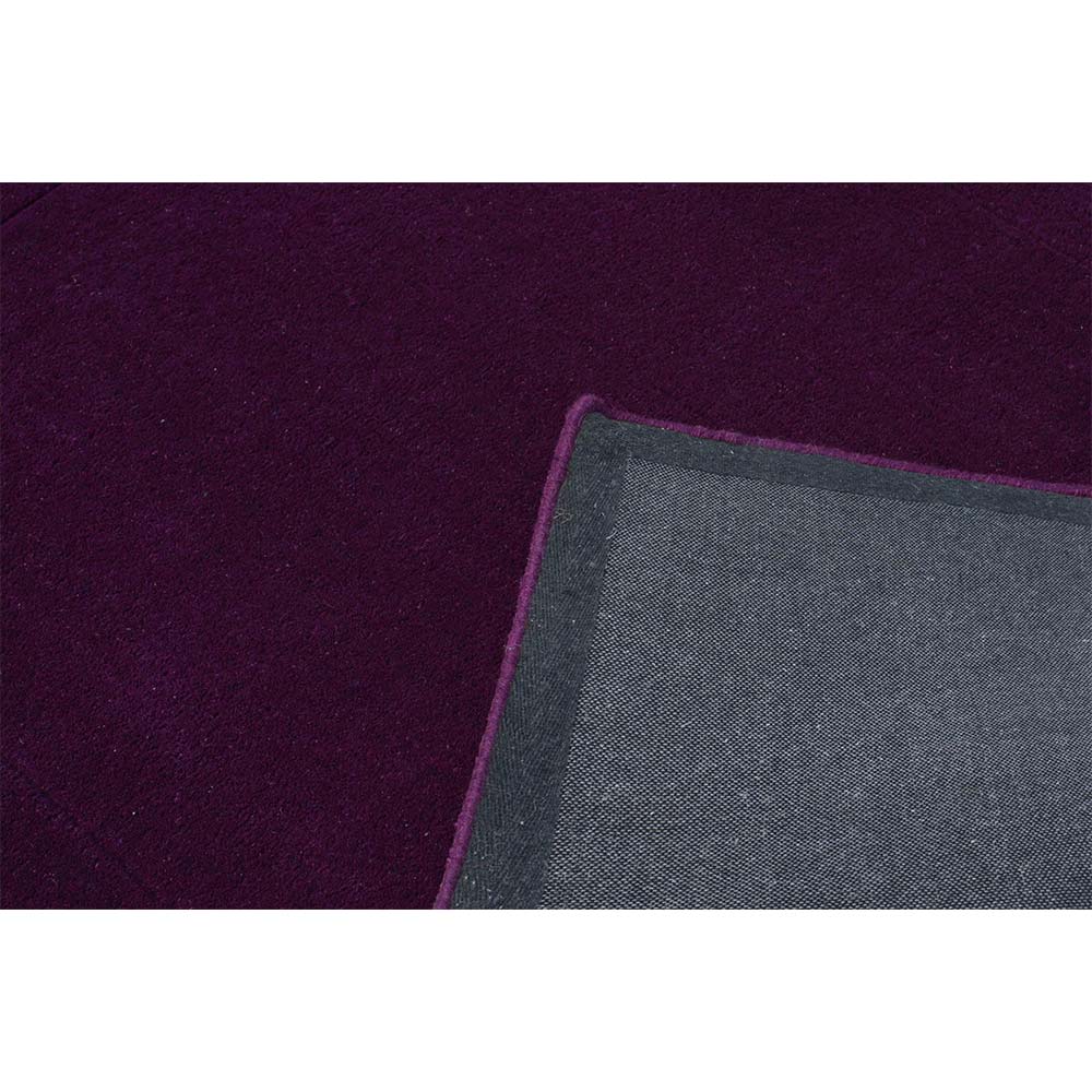 Rugs, (Presto) ICHT1177C3X5, Purple Solid Hand Tufted Wool Carpet - EL15934