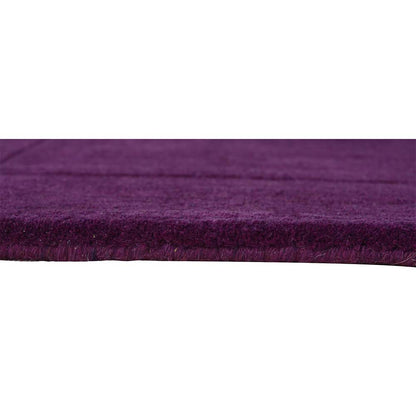 Rugs, (Presto), ICHT1177C5X8 Purple Solid Hand Tufted Wool Carpet -EL15934-60X96 inches
