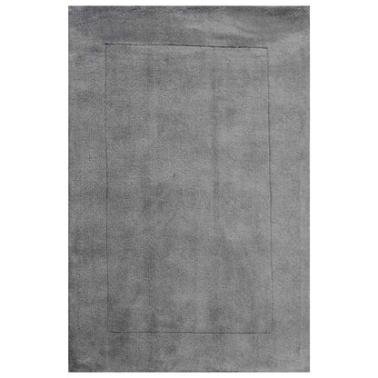 Rugs, (Presto), ICHT1180C4X6, Grey Solid Hand Tufted Wool Carpet -EL15936-48X72 inches