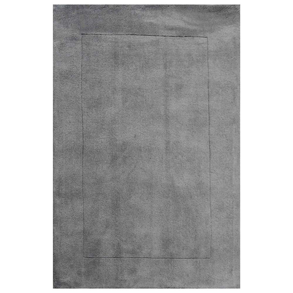 Rugs, (Presto) ICHT1180C3X5, Grey Solid Hand Tufted Wool Carpet - EL15936