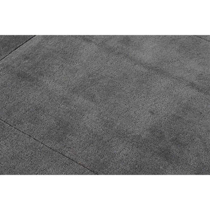 Rugs, (Presto), ICHT1180C5X8 Grey Solid Hand Tufted Wool Carpet -EL15936-60X96 inches