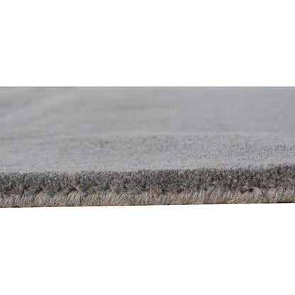 Rugs, (Presto), ICHT1180C5X8 Grey Solid Hand Tufted Wool Carpet -EL15936-60X96 inches