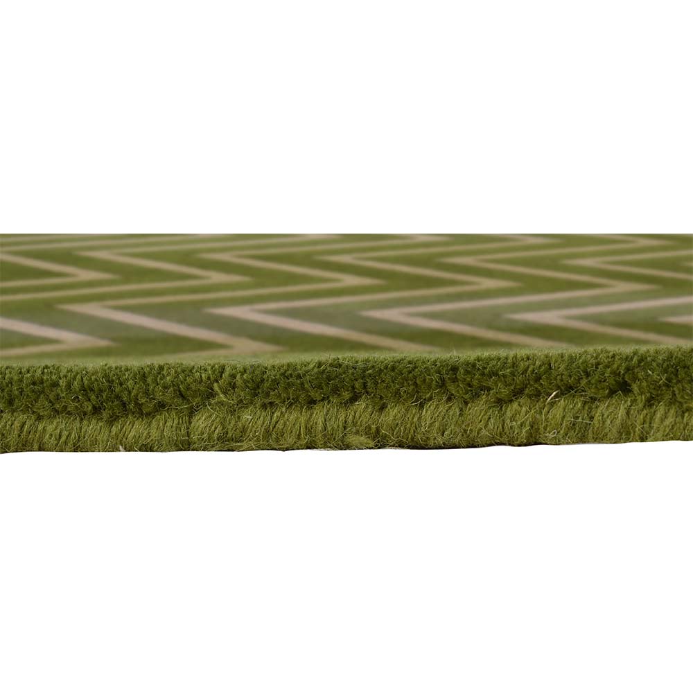 Rugs, (Presto) ICHT1198C3X5, Green, Beige & Gold Abstract Hand Tufted Wool Carpet -EL15944-36X60 inches