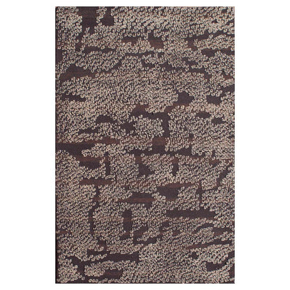 Rugs, (Presto) ICHT1362C6X9, Brown & Beige Abstract Hand Tufted Wool Carpet-EL15954-72X108 inches