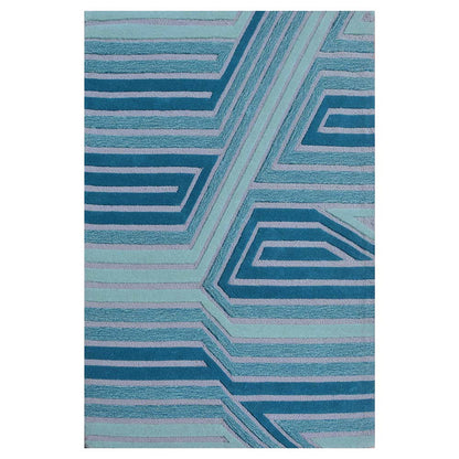 Rugs, (Presto) ICHT1409C5X8, Multicolor Abstract Hand Tufted Wool Carpet-EL15960-60X96 inches