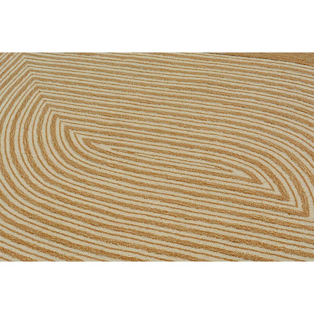 Rugs, (Presto) ICHT1423C5X8, Gold & Grey Abstract Hand Tufted Wool Carpet-EL15962-60X96 inches