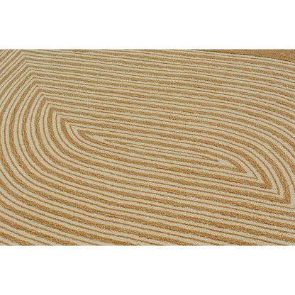 Rugs, (Presto) ICHT1423C6X9, Gold & Grey Abstract Hand Tufted Wool Carpet - EL15962-72X108 inches