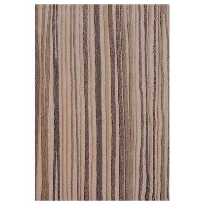 Rugs, (Presto) ICHT1442C5X8, Brown & Beige Abstract Hand Tufted Wool Carpet-EL15964-60X96 inches