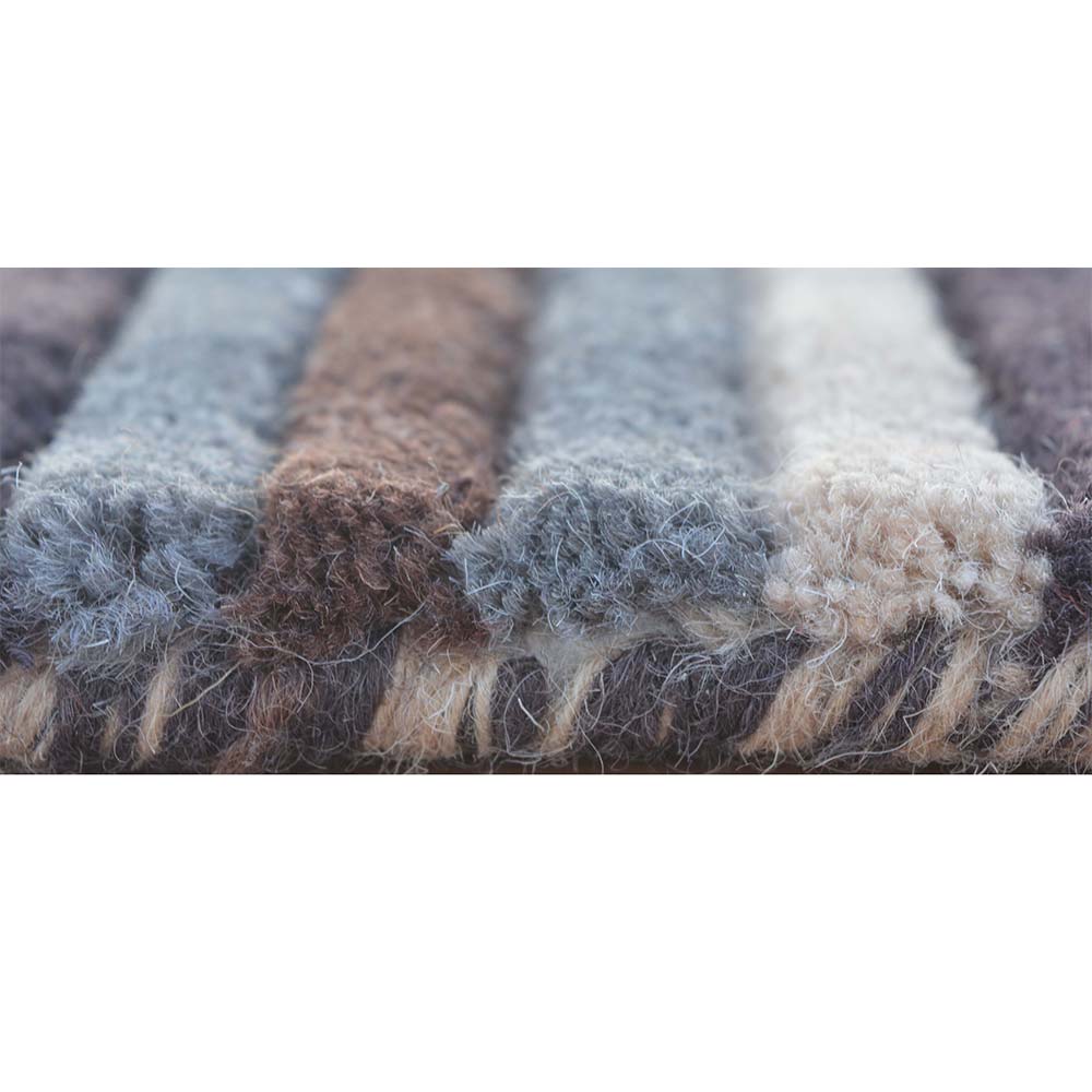 Rugs, (Presto) ICHT1482C4X6, Multicolor Stripe Hand Tufted Wool Carpet - EL15967