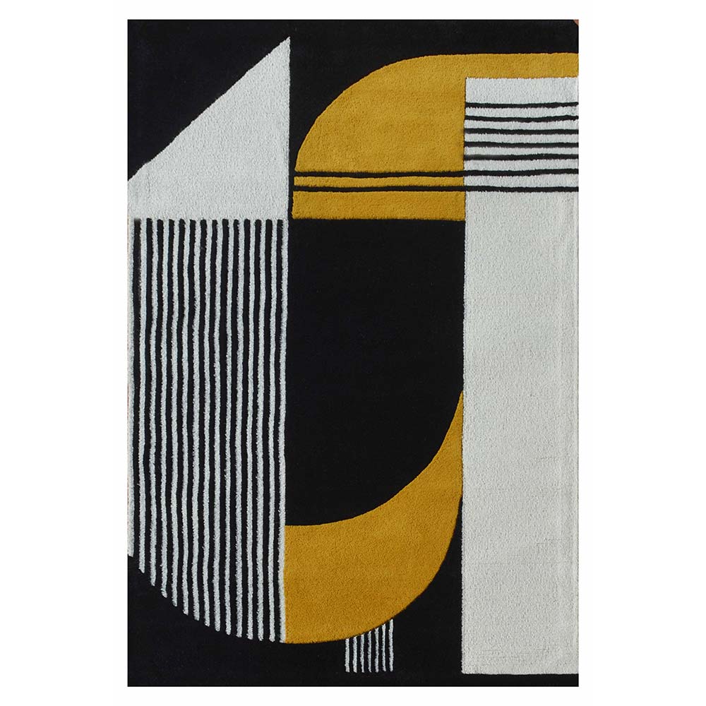 Rugs, (Presto) ICHT1515C5X7, Multicolor Geometric Hand Tufted Wool Carpet - EL15973