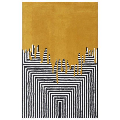Rugs, (Presto) ICHT1535C3X5, Multicolor Geometric Hand Tufted Wool Carpet - EL15975