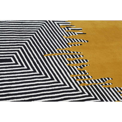 Rugs, (Presto) ICHT1535C5X7, Multicolor Geometric Hand Tufted Wool Carpet - EL15975