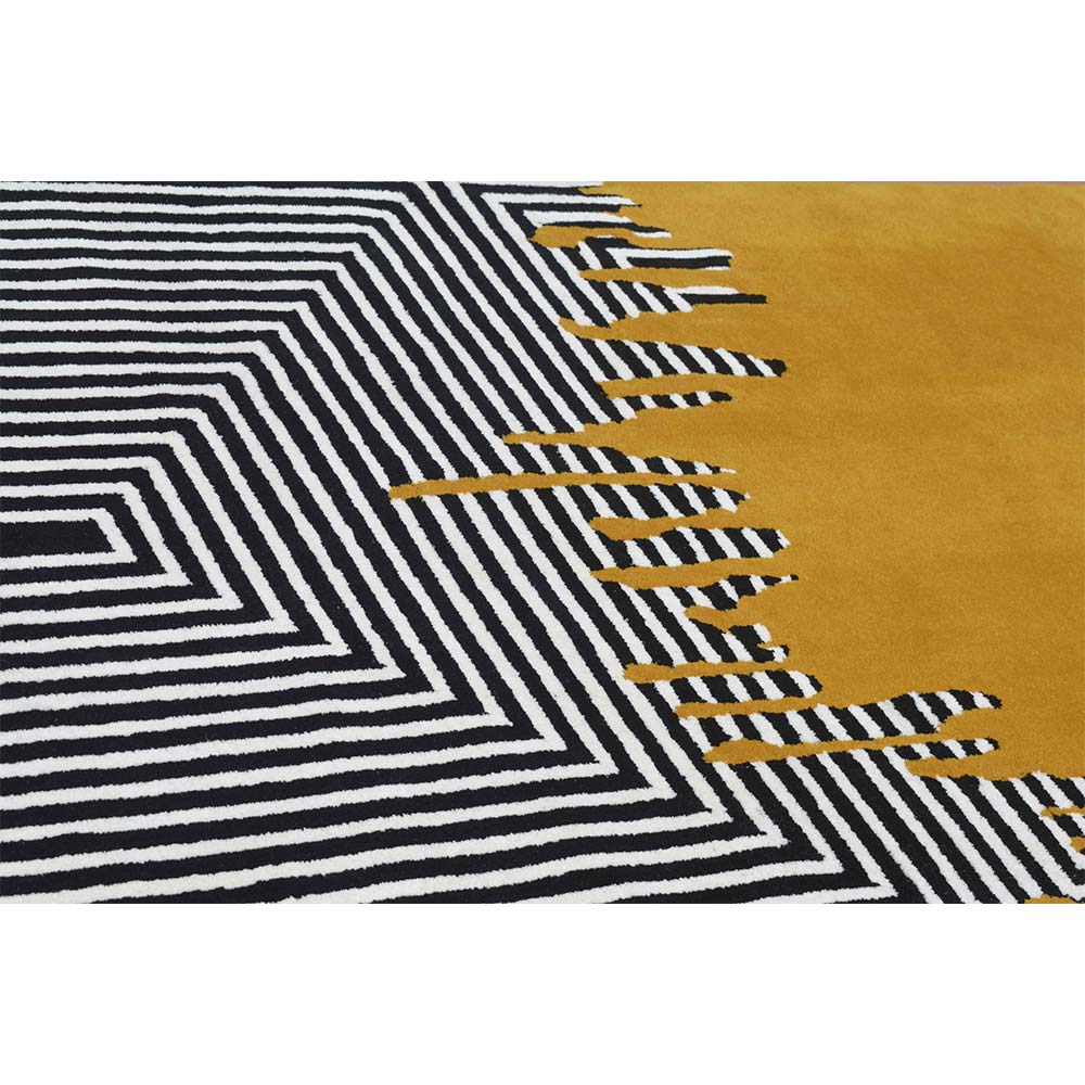 Rugs, (Presto) ICHT1535C3X5, Multicolor Geometric Hand Tufted Wool Carpet - EL15975